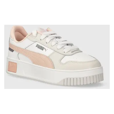 Dětské sneakers boty Puma Carina Street Jr bílá barva