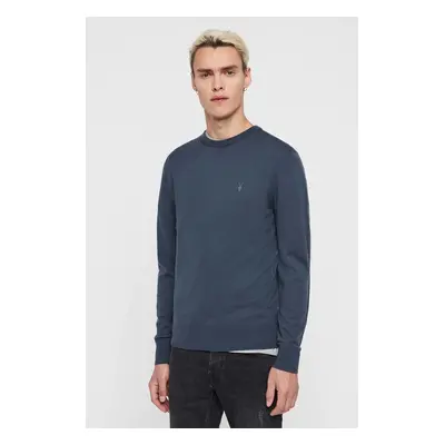 AllSaints - Svetr Mode Merino Crew