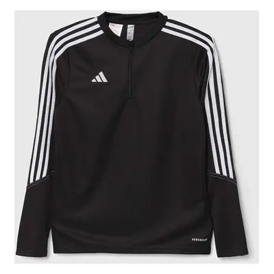 Dětská mikina adidas Performance TIRO23 CBTRTOPY černá barva, s aplikací, HS3618