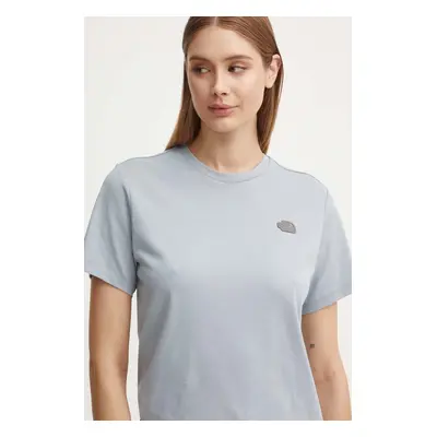 Bavlněné tričko The North Face Natural Dye S/S Tee šedá barva, NF0A89CB9OW1