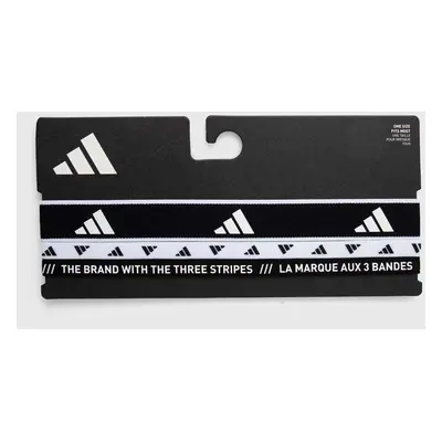 Čelenky adidas Performance 3-pack černá barva, IA3031