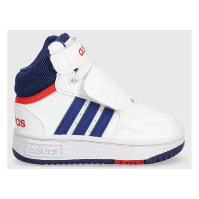 Dětské sneakers boty adidas Originals HOOPS MID 3.0 AC I bílá barva