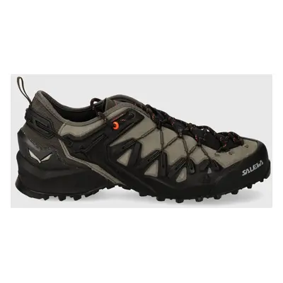 Boty Salewa Wildfire Edge pánské, zelená barva, 00-0000061346