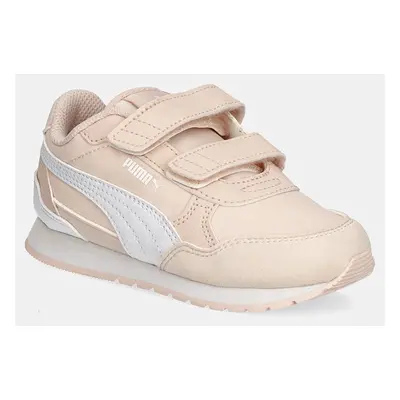 Dětské sneakers boty Puma ST Runner v4 NL béžová barva, 399741