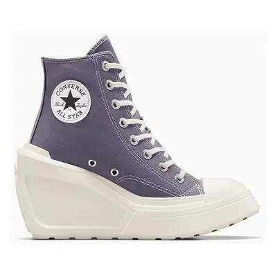 Kecky Converse Chuck 70 De Luxe Wedge Platform dámské, fialová barva, A08282C