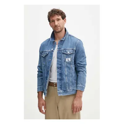 Džínová bunda Calvin Klein Jeans pánská, přechodná, J30J326941