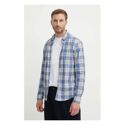 Bavlněná košile Pepe Jeans MARKLE regular, s límečkem button-down, PM308558