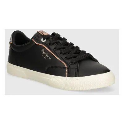 Sneakers boty Pepe Jeans PLS31564 černá barva, KENTON SAILOR W