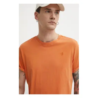 Bavlněné tričko G-Star Raw x Sofi Tukker oranžová barva