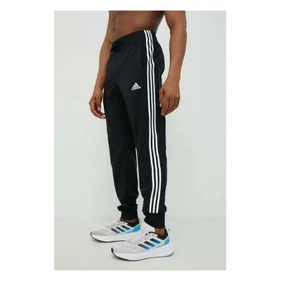 Tréninkové kalhoty adidas pánské, černá barva, s aplikací, IC0041