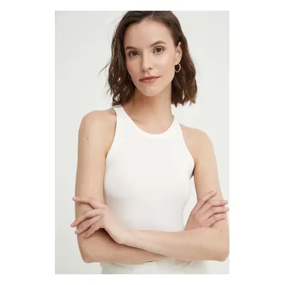 Top Pepe Jeans ELIEL dámský, bílá barva, PL505889