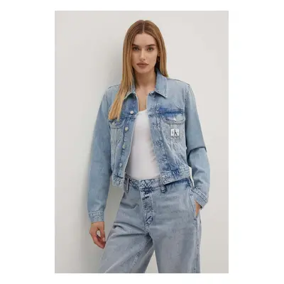 Džínová bunda Calvin Klein Jeans dámská, přechodná, J20J223669