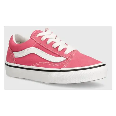 Dětské tenisky Vans Old Skool růžová barva, VN000CYVCHL1