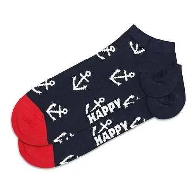 Ponožky Happy Socks Anchor Low Sock tmavomodrá barva, SANC05-6501