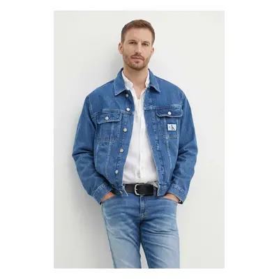 Džínová bunda Calvin Klein Jeans pánská, přechodná, J30J325750