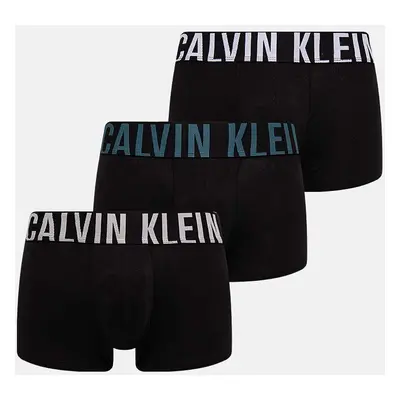 Boxerky Calvin Klein Underwear 3-pack pánské, černá barva, 000NB3608A