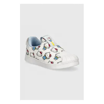 Dětské sneakers boty adidas Originals SUPERSTAR 360 x Hello Kitty bílá barva, IF7019