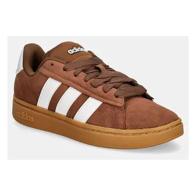 Sneakers boty adidas Grand Court Alpha hnědá barva, JH9730