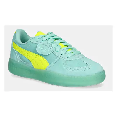 Semišové sneakers boty Puma Palermo Moda Xtra tyrkysová barva, 398534