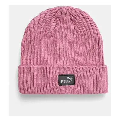 Dětská čepice Puma Classic Cuff Beanie růžová barva, z tenké pleteniny, 258940