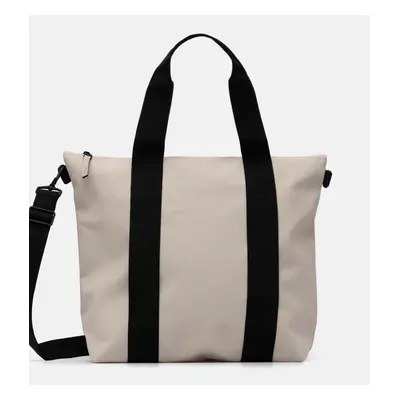 Taška Rains Tote Bag Mini W3 béžová barva, 14160-26