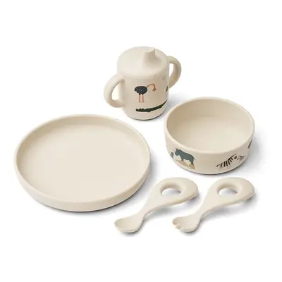 Sada pro miminko Liewood Ryle Printed Tableware Set