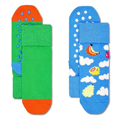 Dětské ponožky Happy Socks Kids Antislip 2-Pack Cloudy Fruit Socks 2-pack P001487