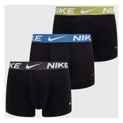 Boxerky Nike 3-pack pánské, černá barva, 0000KE1156