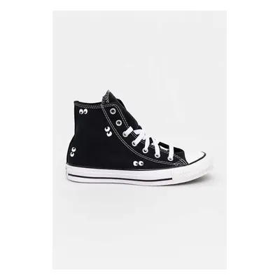 Dětské tenisky Converse CHUCK TAYLOR ALL STAR černá barva, A10386C