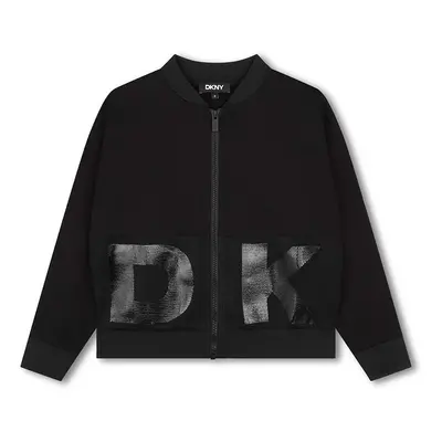 Dětská bunda Dkny černá barva, D60243