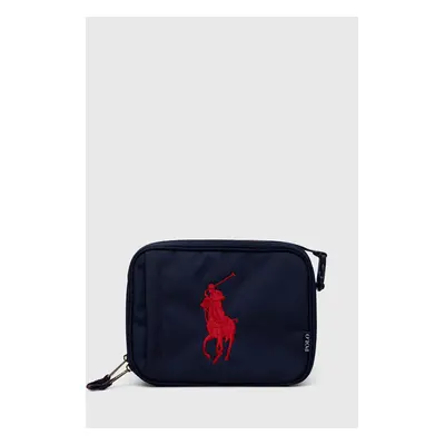 Dětská taška na oběd Polo Ralph Lauren tmavomodrá barva