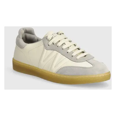 Kožené sneakers boty Weekend Max Mara PACOBICOLOR béžová barva, 2425766054600