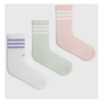 Ponožky adidas Essentials 3-pack bílá barva, IZ0123