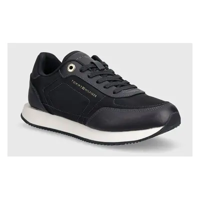 Sneakers boty Tommy Hilfiger ESSENTIAL RUNNER tmavomodrá barva, FW0FW08004