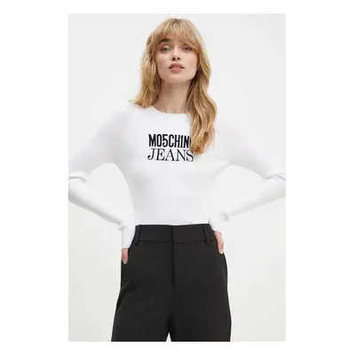 Svetr Moschino Jeans dámský, béžová barva, lehký, 0926.8205