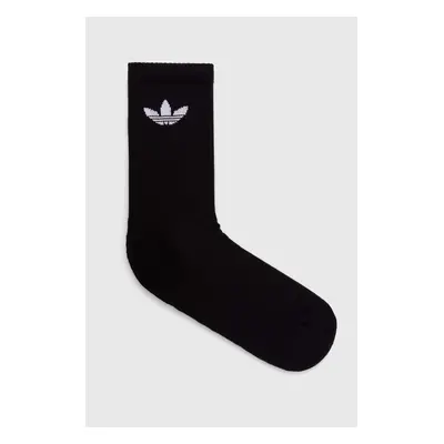 Ponožky adidas Originals 6-pack černá barva, IJ5618