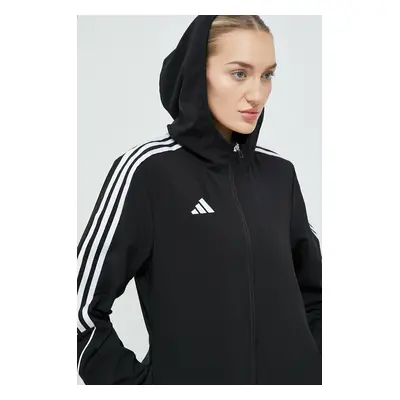 Tréninková bunda adidas Performance Tiro 23 černá barva, přechodná, IA1633