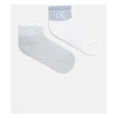 Ponožky Calvin Klein Jeans 2-pack dámské, modrá barva, 701230599