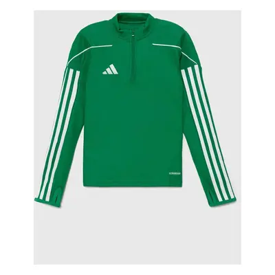 Dětská mikina adidas Performance TIRO23L TR TOPY zelená barva, s aplikací, IB8473