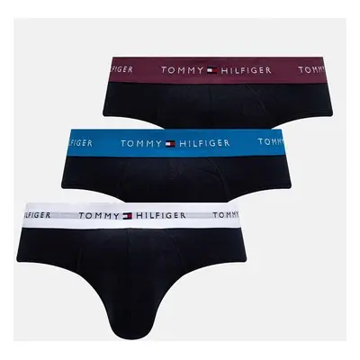 Spodní prádlo Tommy Hilfiger 3-pack pánské, tmavomodrá barva, UM0UM02904