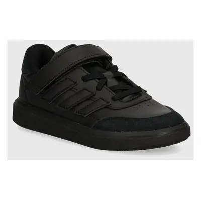 Dětské sneakers boty adidas COURTBLOCK EL C černá barva, ID6508