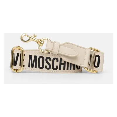 Popruh na kabelku Love Moschino béžová barva, JC6404PP1LLV100A