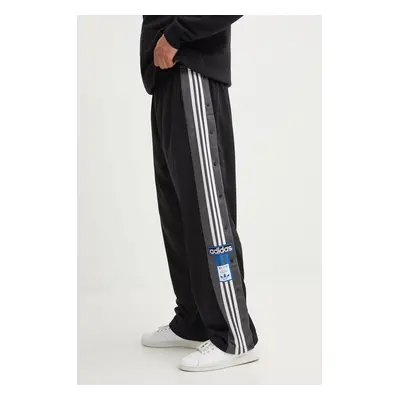 Tepláky adidas Originals ADIBREAK černá barva, vzorované, IZ2342