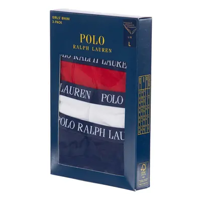 Dětské kalhotky Polo Ralph Lauren 3-pack tmavomodrá barva