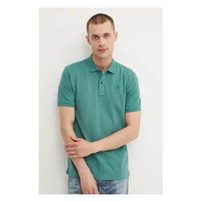 Polo tričko G-Star Raw zelená barva