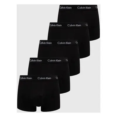 Boxerky Calvin Klein Underwear 5-pack pánské, černá barva, 000NB2734A