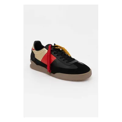 Kožené sneakers boty PS Paul Smith Dover černá barva, M2S.DVR50.NNUB