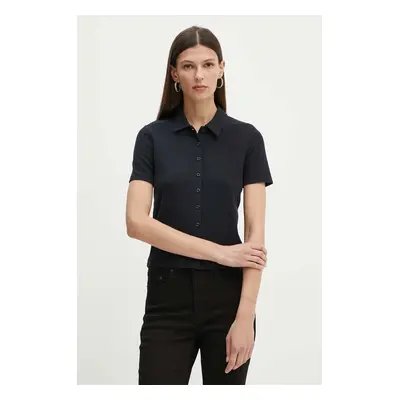 Polo tričko Levi's černá barva, A9342