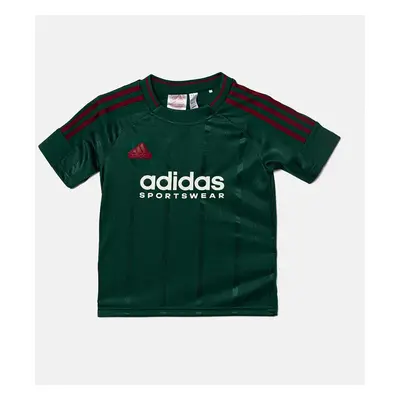 Dětské tričko adidas J NP TEE zelená barva, s potiskem, IW0890