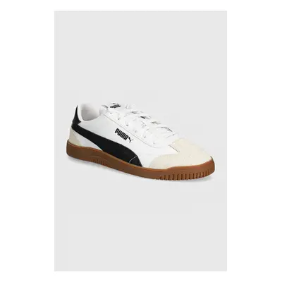 Kožené sneakers boty Puma Puma Club 5v5 SD bílá barva, 395104